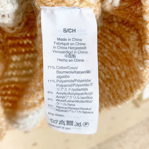 Madewell Women’s Baez Pullover Crewneck Sweater in Stripe Size Small - Picture 5 of 5